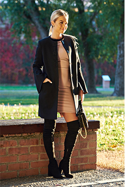 Palton LaDonna negru
