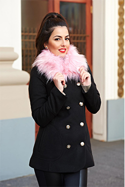 Palton LaDonna negru