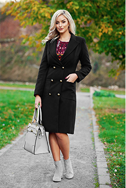 Palton LaDonna negru