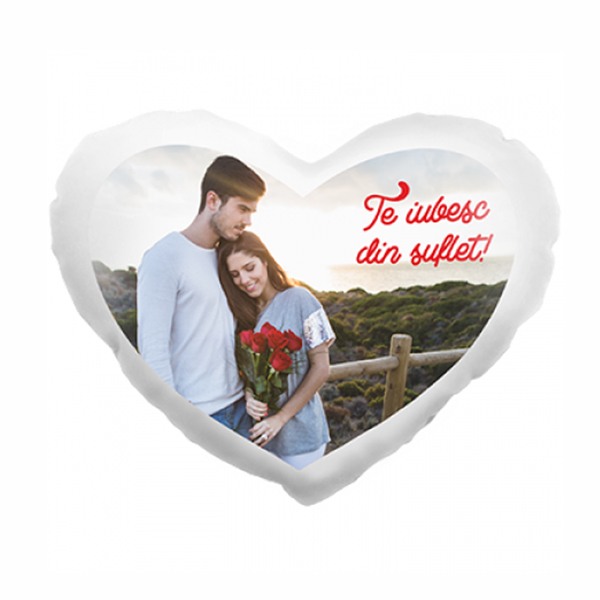 Perna personalizata in forma de inima