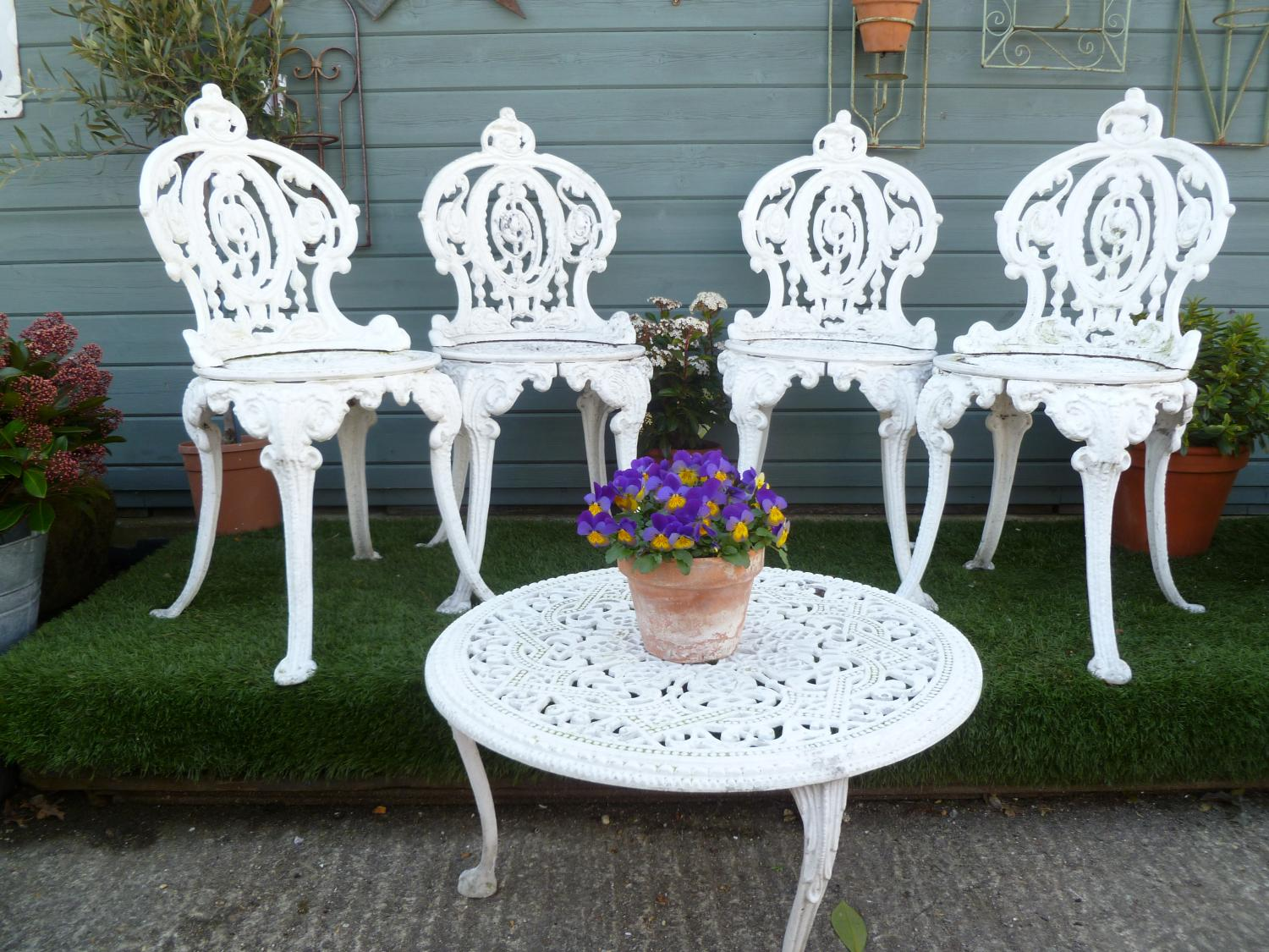 mobilier de grădină din fier forjat