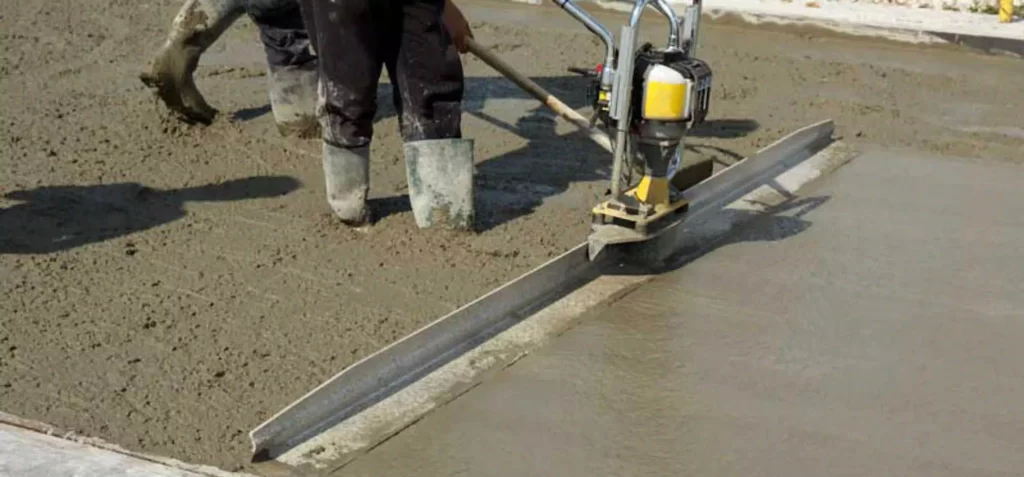 Rigla vibranta beton